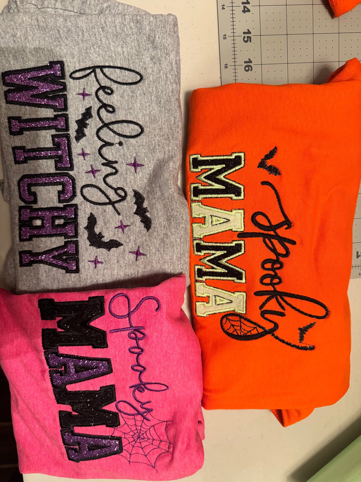 Halloween Inspired “Mama” & “Feeling Witchy” Shirts