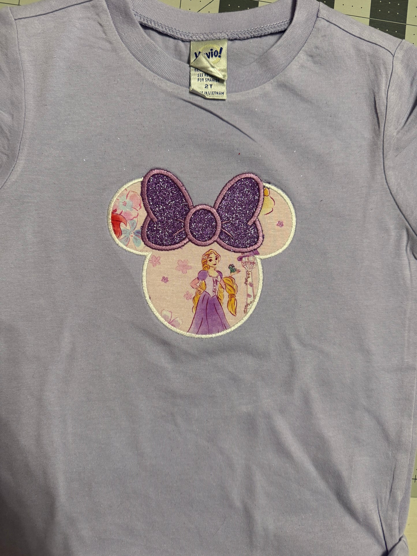 Custom Character Ears TShirt | Personalized Mouse Ear Tee | Any Theme Available | Kids & Adult Matching Shirts