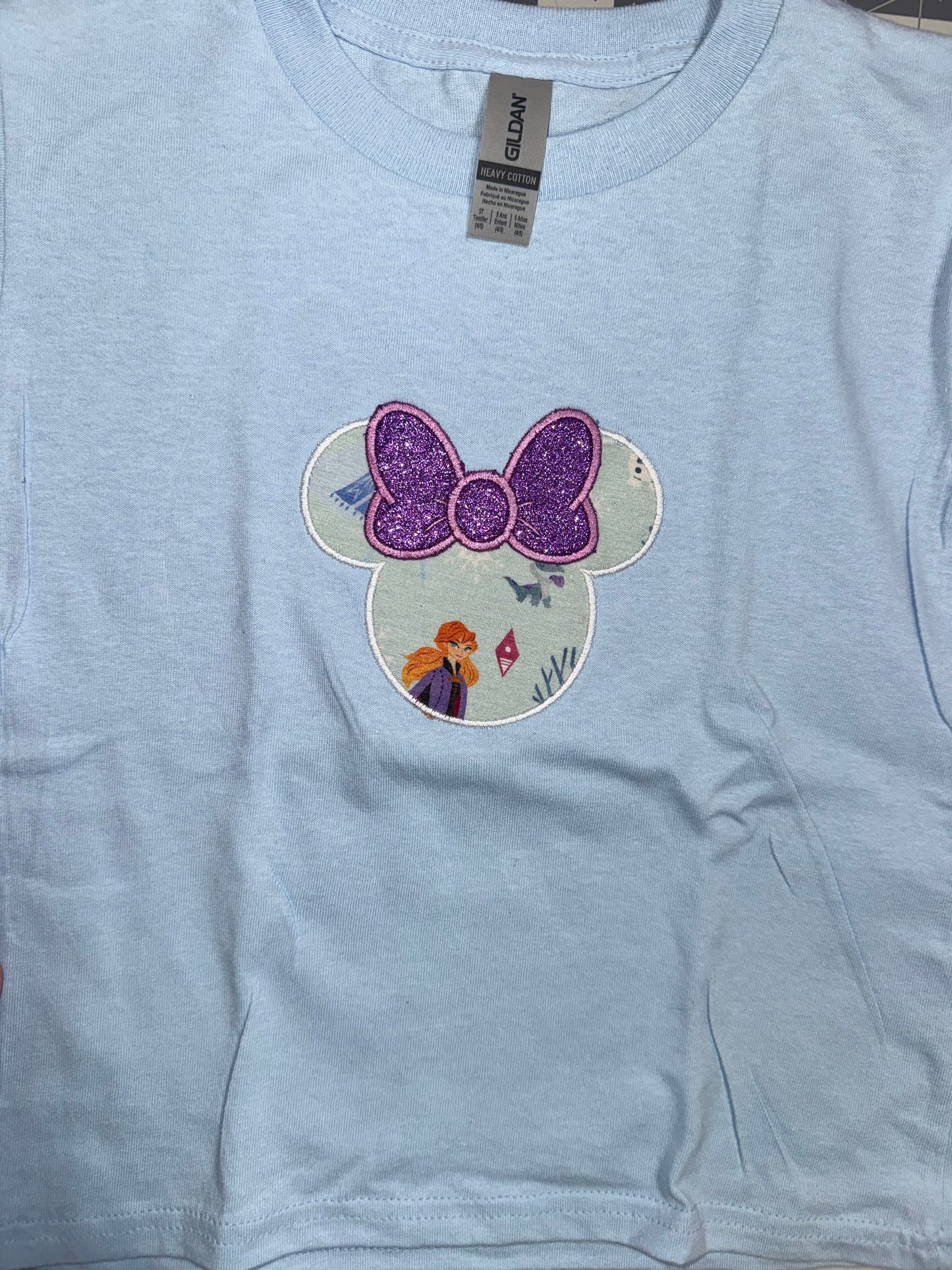 Custom Character Ears TShirt | Personalized Mouse Ear Tee | Any Theme Available | Kids & Adult Matching Shirts