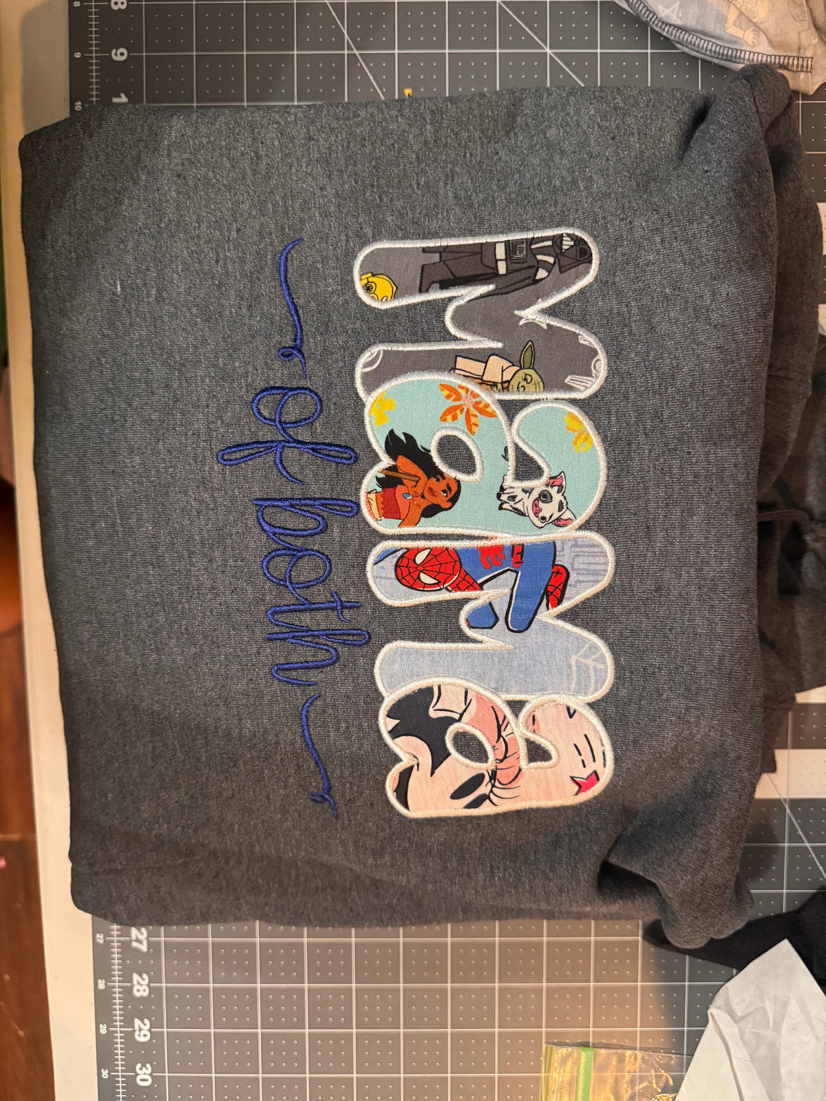 Mama of Both Embroidered Shirt | Boy & Girl Mama Appliqué