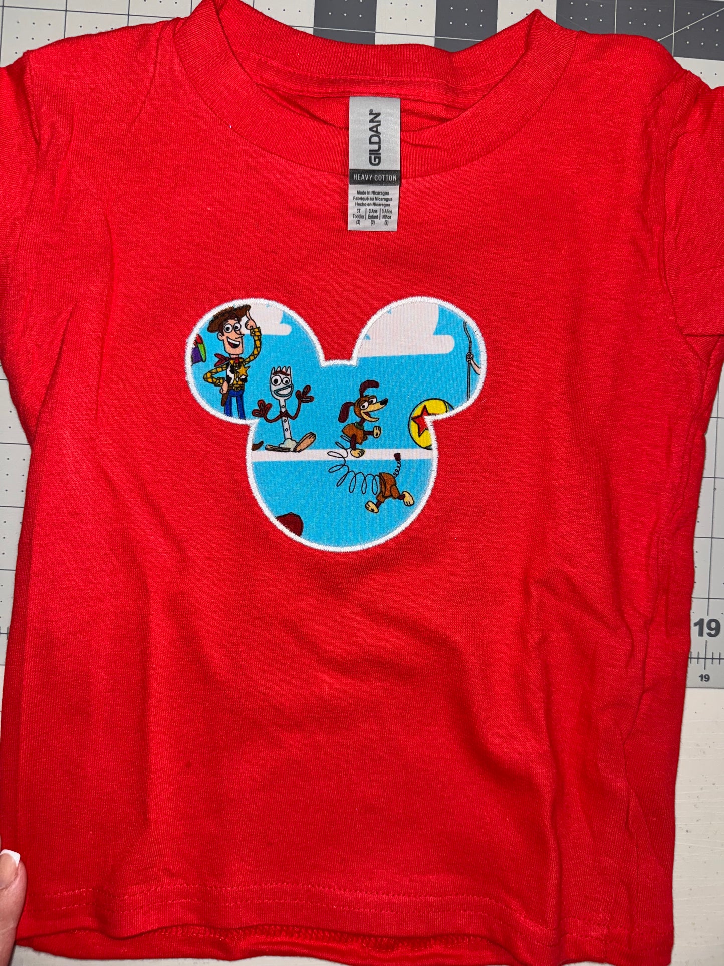 Custom Character Ears TShirt | Personalized Mouse Ear Tee | Any Theme Available | Kids & Adult Matching Shirts
