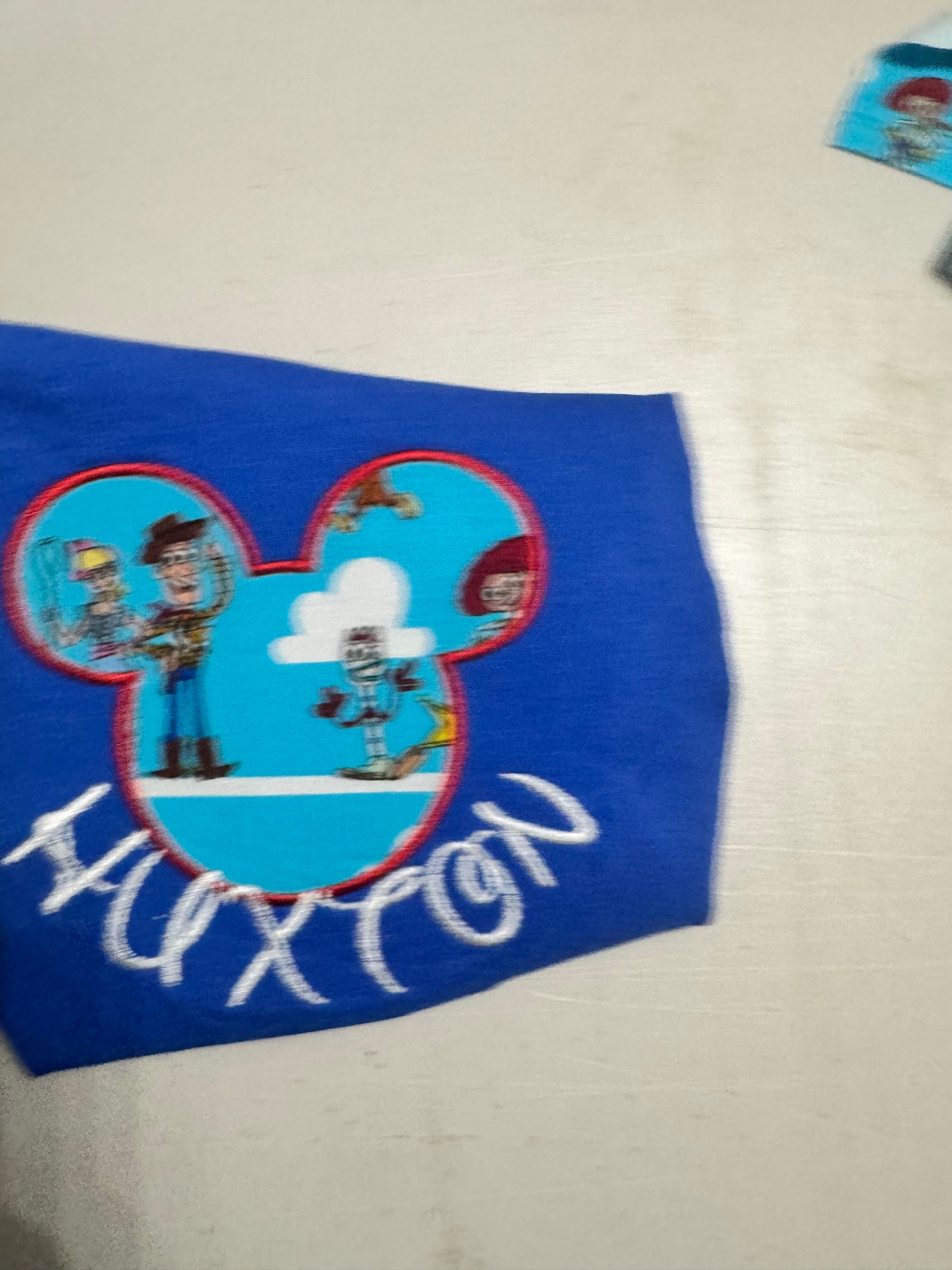 Custom Character Ears TShirt | Personalized Mouse Ear Tee | Any Theme Available | Kids & Adult Matching Shirts