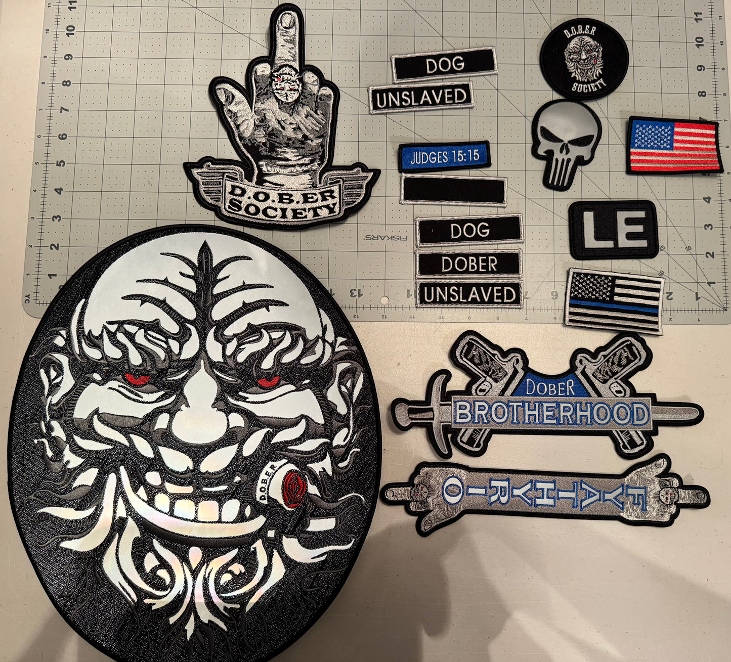 Custom Embroidered Patches Collection