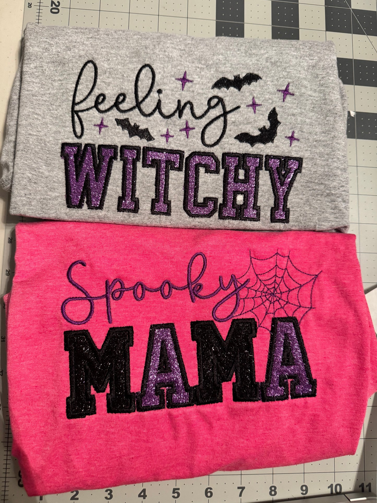 Halloween Inspired “Mama” & “Feeling Witchy” Shirts